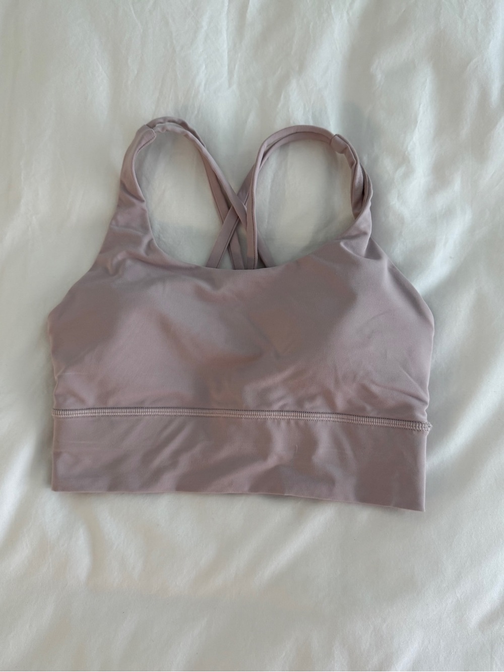 Lululemon Women's Mauve Strappy Sports Bra sz 4